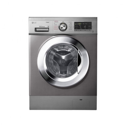 Image de Machine à Laver LG - 9Kg - Cycle Vapeur - Directe Drive 6 Motion - Stone Silver - Garantie 3 Ans